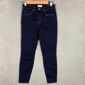 L'Agence Margot Jeans Women's 25 Blue Dark Stretch Denim Skinny Ankle